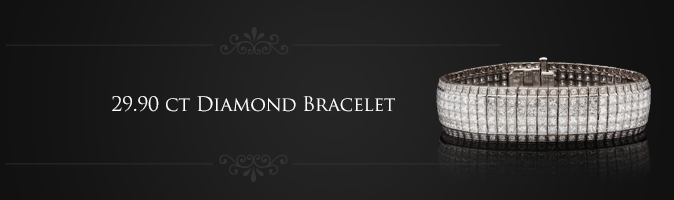 29-90 ct Diamond Bracelet